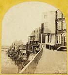 BAck of Bathing Rooms [Stereoview Poulton 1860s]